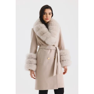 İmge Deri Kaşe Kaban