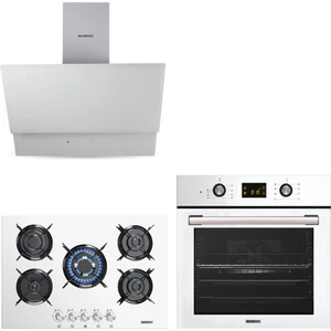 Digital Beyaz Ankastre Set (B66 - SF2 (DDT) + KO-50 OAHDF + DA6-835)