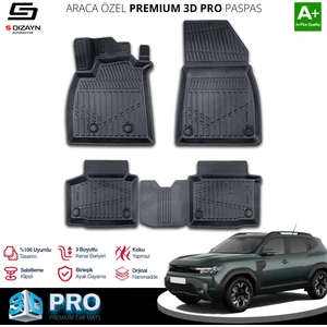 Renault Duster 4X2 3D Pro Havuzlu Paspas 2024 Üzeri A+ Kalite