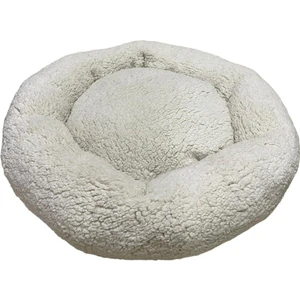 PELUŞ KEDİ YATAĞI - KÖPEK YATAĞI MİNDER 50X50X15CM GRİ