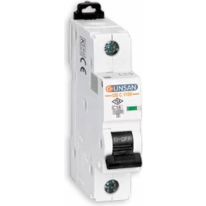Günsan Elektrik Monofaze 1X25A B Tipi Otomatik Sigorta 6ka Gün-Os3 B160-25