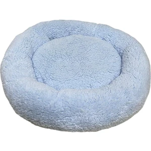 PELUŞ KEDİ YATAĞI - KÖPEK YATAĞI MİNDER 50X50X15CM MAVİ