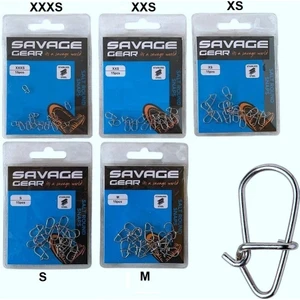Savage Gear Salt Round Snaps Klips (15'li Paket)