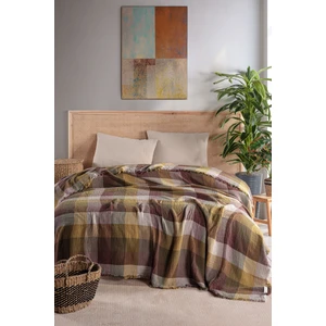 Mylasa Home Mylasahome Ekose Desenli Çift Kişilik Yatak Örtüsü 240 x 260