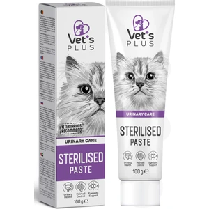 Vet's Plus Sterilised Malt Macun 100gr (Kısır Kediler için Tüy Yumağı Önleyici)