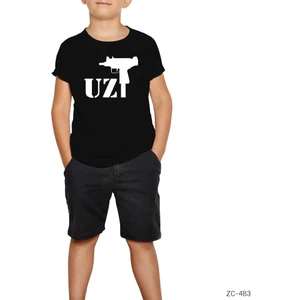 Uzi Underground Siyah Çocuk Tişört