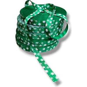 Yılbaşı Desenli Saten Kurdele ( 10 Metre )