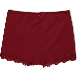 Paçası Dantel Pamuklu Kadın Mini Tayt