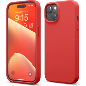 Apple iPhone 15 ile Uyumlu Telefon Kılıfı Kadife Iç Yüzey Soft Tasarım Lansman Kılıf