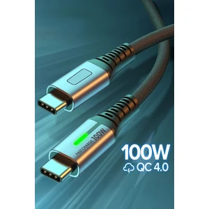 C1 Type-C To Type-C 5A/100W Şarj ve Data Kablosu -2mt