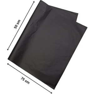 Pelür Kağıdı 50 Adet Siyah 50x75 cm