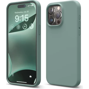 Apple iPhone 15 Pro Max ile Uyumlu Telefon Kılıfı Kadife Iç Yüzey Soft Tasarım Lansman Kılıf