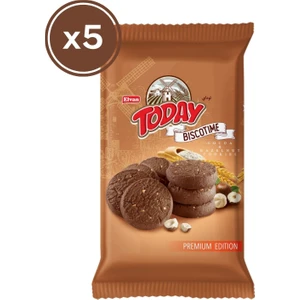 Biscotime Kakaolu Fındık Parçacıklı Kurabiye 250 Gr. (5 Adet)