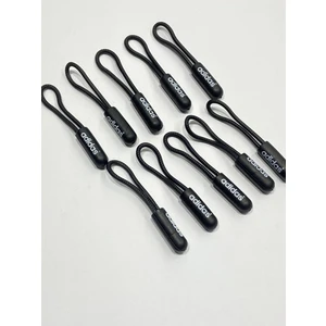 Karan Tuhafiye Fermuar Elcik Ipi Yazılı 10 Adet Siyah