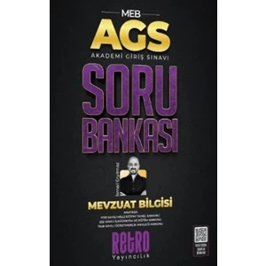 Retro Yayıncılık 2025 MEB AGS Mevzuat Bilgisi Soru Bankası