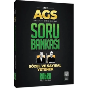 Retro Yayıncılık 2025 MEB AGS Sözel ve Sayısal Yetenek Soru Bankası