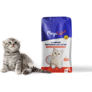 Megacat 10 lt Marsilya Sabunu Kokulu Topaklaşan Bentonit Premıum Kedi Kumu