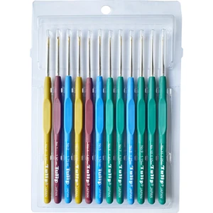Silikon Yumuşak Saplı Dantel Oya Tığ (0 + 1 + 2 + 3 + 4 + 5 + 6+ 7 + 8 + 9 + 10 + 11) Takım Halinde Set