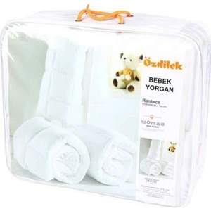 Ranforce Bebek Yorganı 90x145 - Beyaz