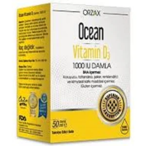 Ocean Vitamin D3 1000IU Damla 50ML SKT:12/2022