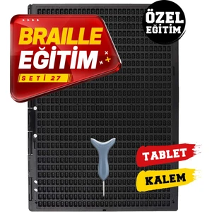 Braille Tablet ve Kalem Seti - 27