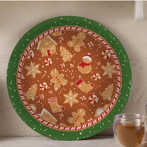 New Year Yılbaşı Gingerbread Tepsi 34 cm