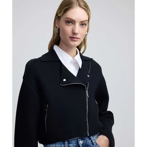 Diyagonal metal fermuarlı ceket IW6240005090001