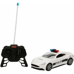 1:20 Uzaktan Kumandalı Suncon Polis Arabası 21 Cm. - Beyaz-2