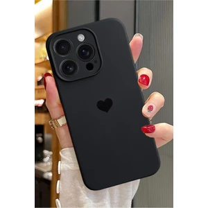 3gen Case iPhone 16 Pro Uyumlu Kalp Logolu Renkli First Silikon Kılıf