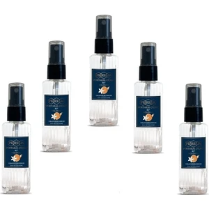 Parfümlü Kolonya Portakal Çiçeği 50 ml Sprey Ped Şişe 5 Adet