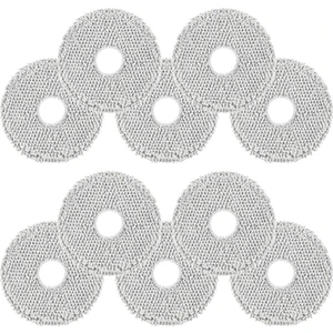 Dreame L10S ULTRA/L10S Pro ULTRA/L20 ULTRA/L10S Pro Ultra Heat/xiaomi X10+ Vakum Robotu Için 10'lu Paket Mop, Yıkanabilir (Yurt Dışından)