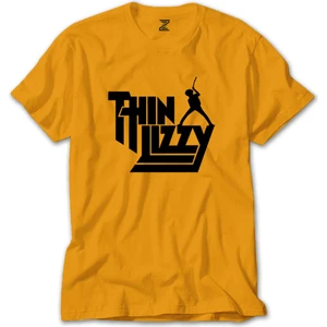 Z zepplin Thin Lizzy Text Sarı T-Shirt