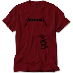 Metallica Snake Kırmızı Tişört