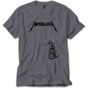 Metallica Snake Gri Tişört