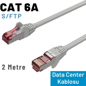 Irenıs 2 Metre CAT6A S/ftp Ethernet Data Center Patch Kablo
