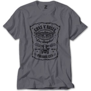Guns N Roses Paradise Gri Tişört
