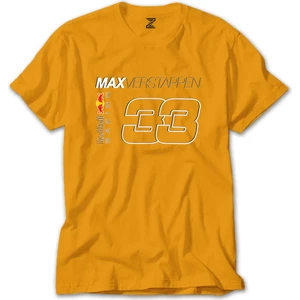 F1 33 Max Verstappen Sarı Tişört