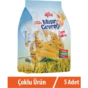 Ballı Ruşeymli Mısır Gevreği 5X450 gr