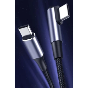 C3 Type-C To Type-C 90 Derece 5A/100W Şarj ve Data Kablosu -2mt