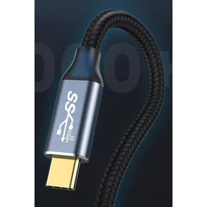 C4 Type-C To Type-C 5A/100W/10GBPS Şarj Data ve 4K Görüntü Aktarım Kablosu -2mt