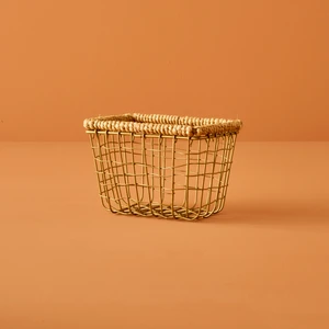 Bella Maison Fern Dikdörtgen Sepet Naturel (14 x 9,5 x 8 Cm)