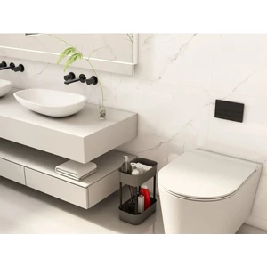 Lizbon Çok Amaçlı 2 Katlı Banyo Organizer Düzenleyici Dolap Içi Tezgah Altı Tekerleksiz Organizer