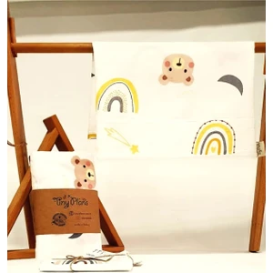 Tiny Plans Tek Kişilik Lastikli Çarşaf-Yastık Kılıfı Takımı