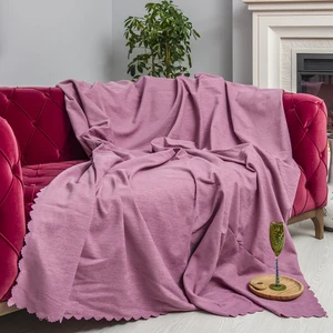 Latuda Concept Kaymaz Koltuk Örtüsü Çift Taraflı Mikrofiber Şönil 175x215 cm Gül Kurusu – Kedi Köpek ve Çocuk Dostu