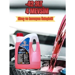 4 Mevsim -42 Derece Kırmızı Antifriz 3 Lt