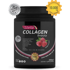 Stella Collagen Beauty 330 gr / Glutatyon Ve Multivitamin İçeren Hidrolize Kolajen Diyet Takviyesi Premium Kalite