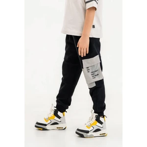 Gold Class Kidswear Cepli Lastikli Bel ve Paça Erkek Çocuk Eşofman Altı