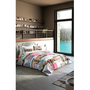 Art Color City Saten Çift  Kişilik Nevresim Takımı