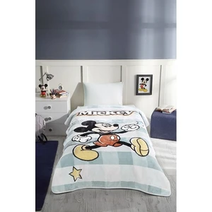 Mickey Star Disney Lisanslı Tek Kişilik Çocuk Battaniyesi 160x220