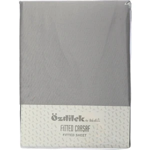 Fıtted Yastıklı Çarşaf 160X200+30 Gümüş